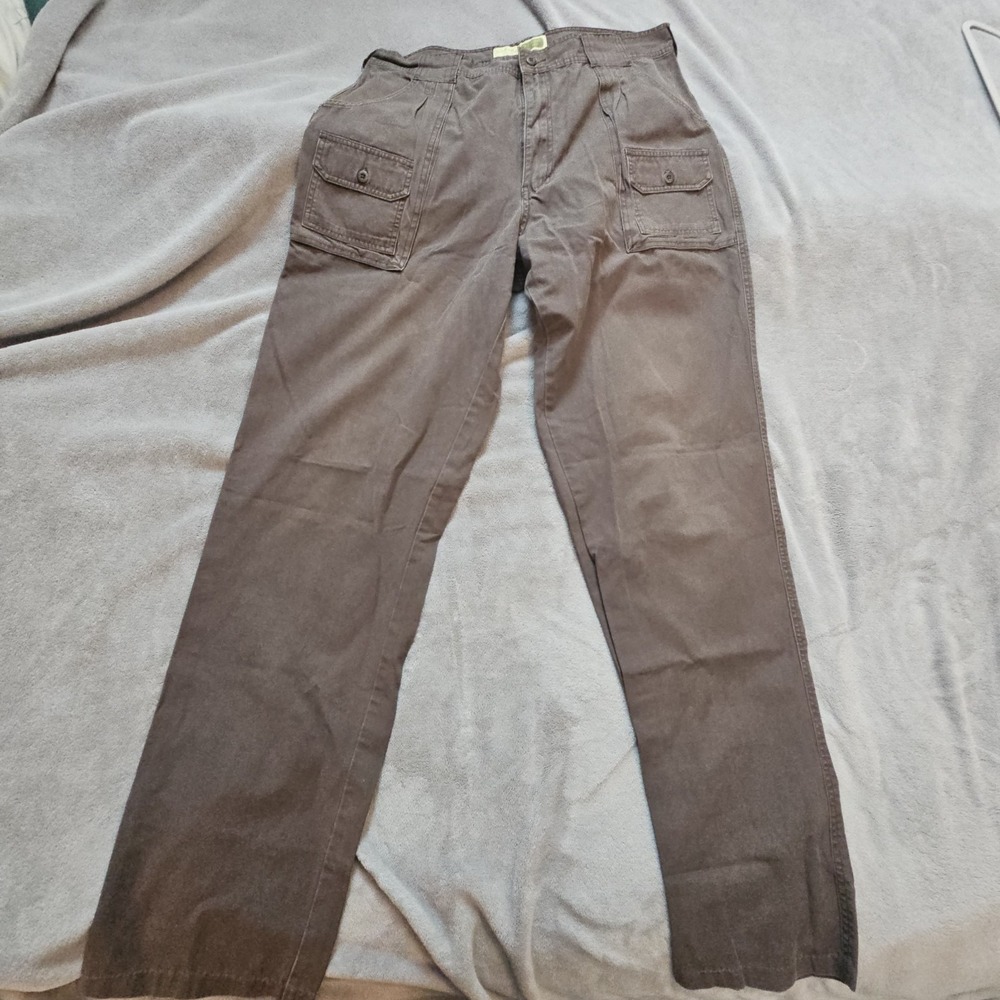 Cabela's Legendary 7-Pocket Hiker Cargo Pants Brown Canvas Mens‎ Size 38x32